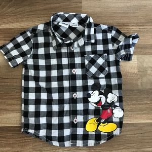 Mickey Button Down Shirt, 9 months